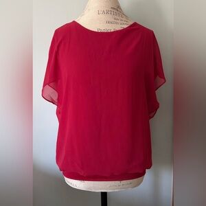 Elegant Red Women's Top perfect for VALENTINES DAY!